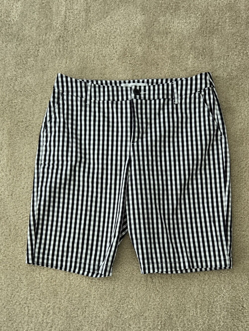 Black and White Gingham Pants